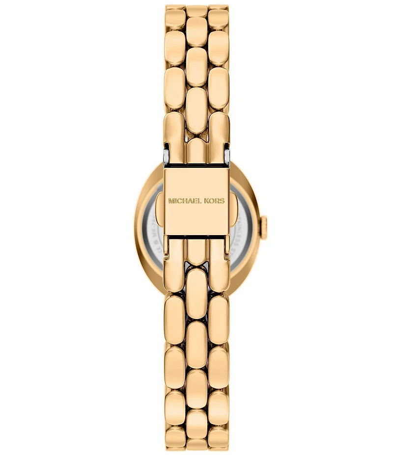 Michael Kors Women's Maude Quartz Three Hand Stainless Steel Bracelet Watch and Bracelet Set