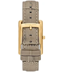 Michael Kors Women's Michael Kors Essex Quartz Three Hand Leather Strap Watch