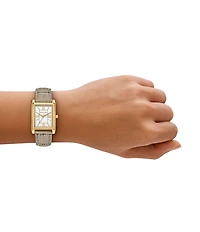 Michael Kors Women's Michael Kors Essex Quartz Three Hand Leather Strap Watch