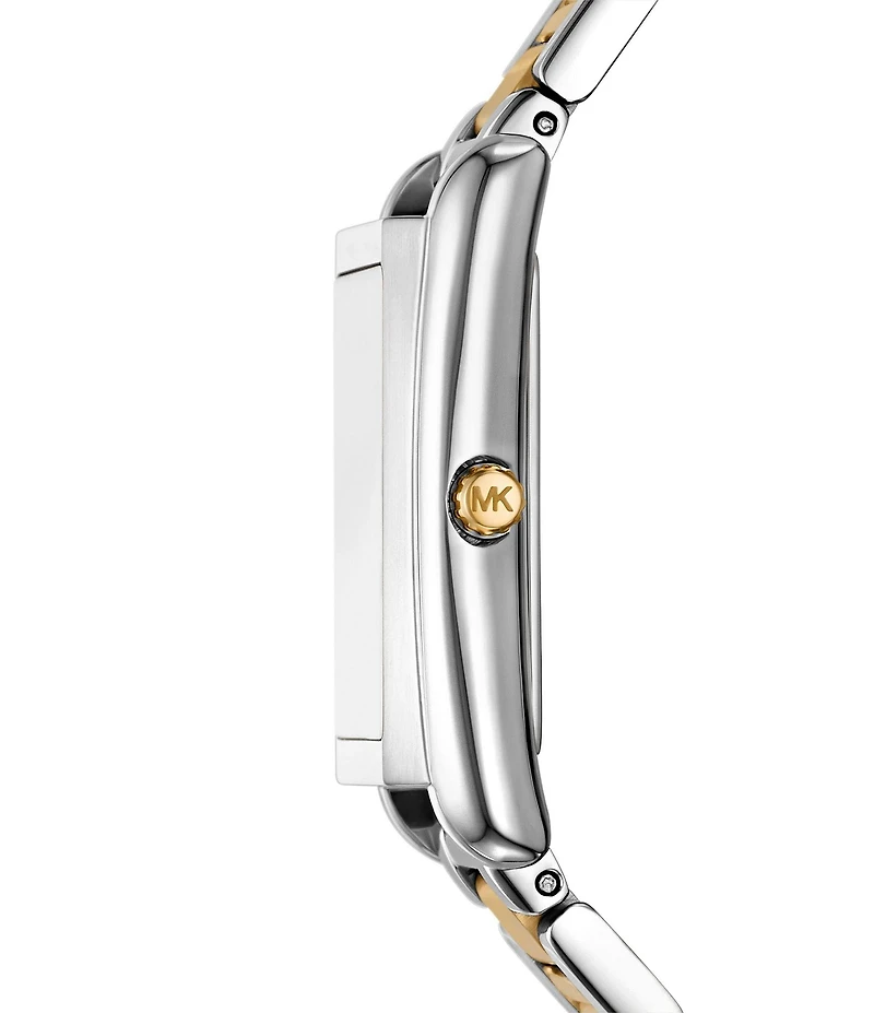 Michael Kors Women's Michael Kors Essex Quartz Three Hand Two Tone Stainless Steel Bracelet Watch