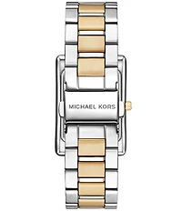 Michael Kors Women's Michael Kors Essex Quartz Three Hand Two Tone Stainless Steel Bracelet Watch