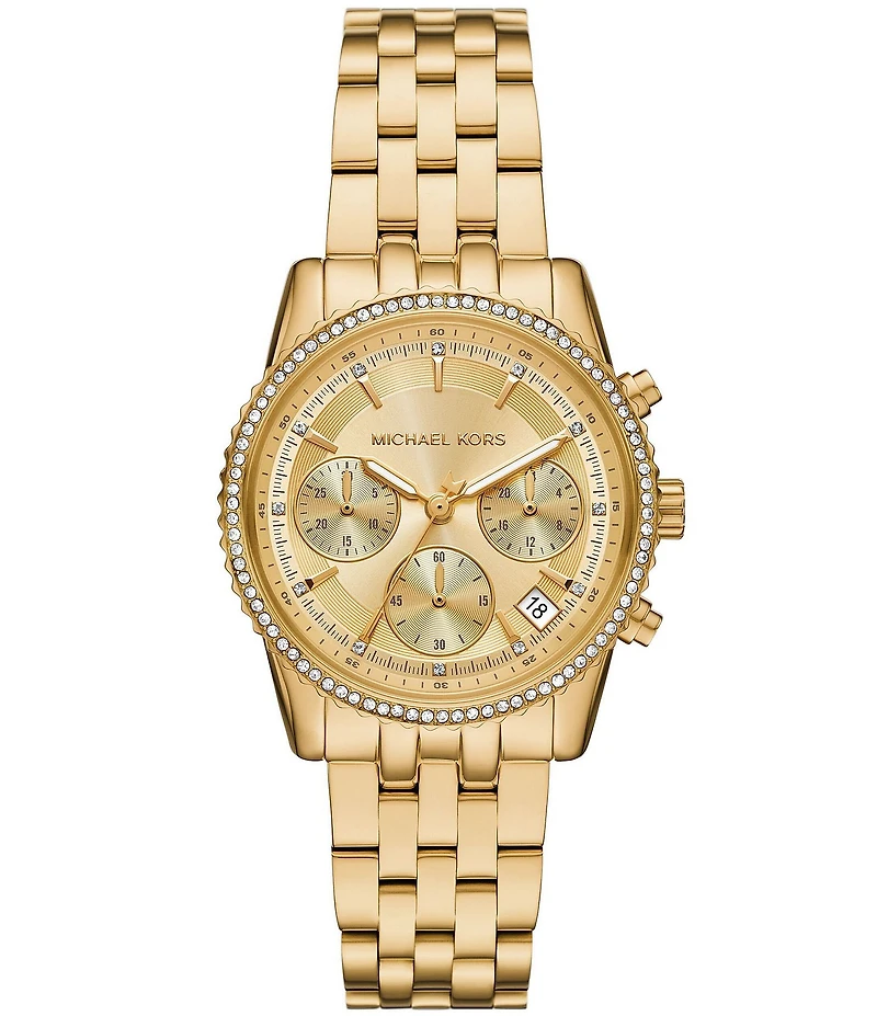 Michael Kors Women's Mini Bryant Chronograph Stainless Steel Bracelet Watch