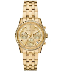 Michael Kors Women's Mini Bryant Chronograph Stainless Steel Bracelet Watch