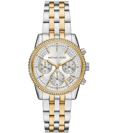 Michael Kors Women's Mini Bryant Chronograph Stainless Steel Bracelet Watch