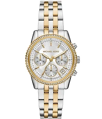 Michael Kors Women's Mini Bryant Chronograph Stainless Steel Bracelet Watch