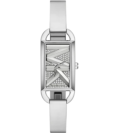 Michael Kors Women's MK Empire Crystal Three-Hand Stainless Steel Bracelet Watch