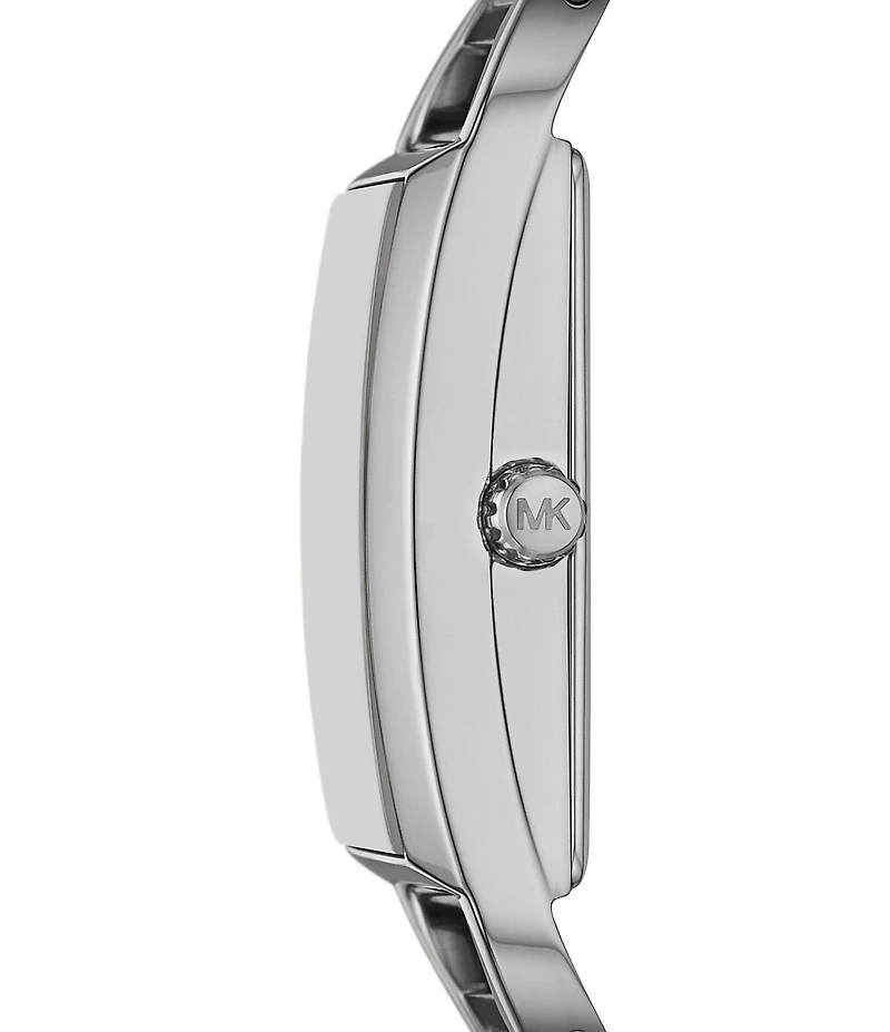 Michael Kors Women's MK Empire Crystal Three-Hand Stainless Steel Bracelet Watch