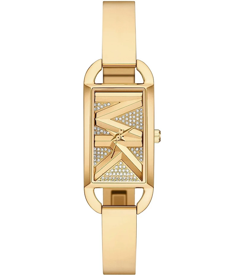 Michael Kors Women's MK Empire Three-Hand Gold-Tone Stainless Steel Bracelet Watch