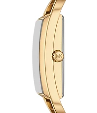 Michael Kors Women's MK Empire Three-Hand Gold-Tone Stainless Steel Bracelet Watch