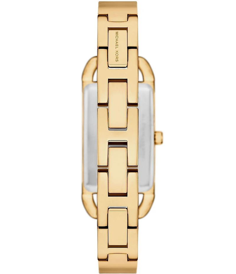 Michael Kors Women's MK Empire Three-Hand Gold-Tone Stainless Steel Bracelet Watch