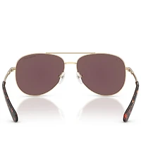Michael Kors Women's MK1172 58mm Aviator Polarized Sunglasses