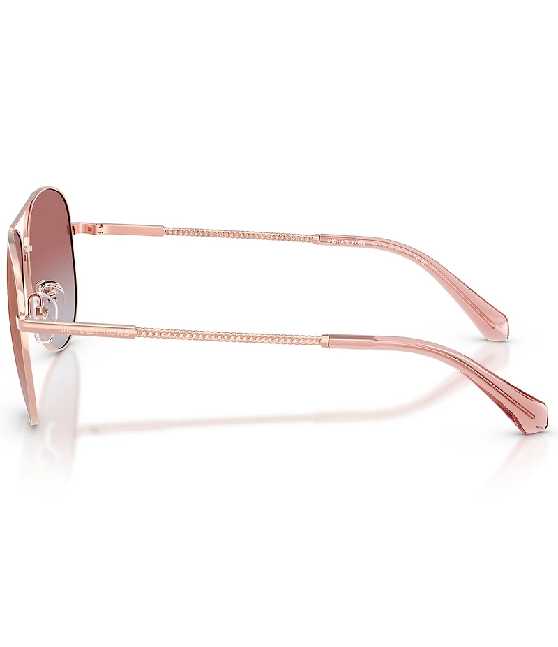 Michael Kors Women's MK1172 58mm Aviator Sunglasses