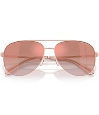 Michael Kors Women's MK1172 58mm Aviator Sunglasses