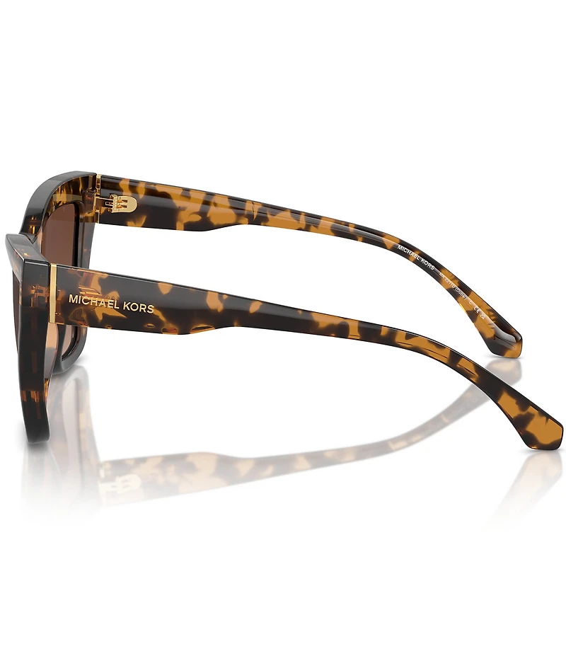 Michael Kors Women's MK2211U 57mm Polarized Tortoise Cat Eye Sunglasses