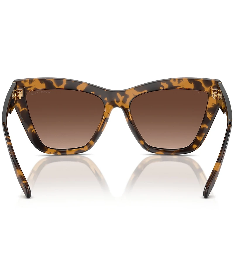 Michael Kors Women's MK2211U 57mm Polarized Tortoise Cat Eye Sunglasses