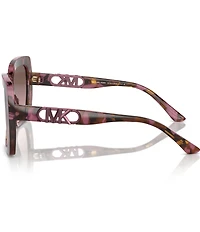 Michael Kors MK2213 57mm Tortoise Square Sunglasses