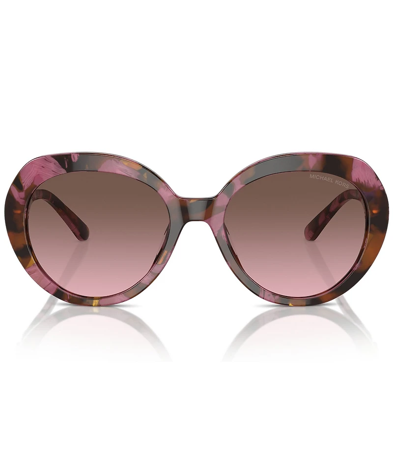 Michael Kors Women's MK2214U 56mm Tortoise Round Sunglasses