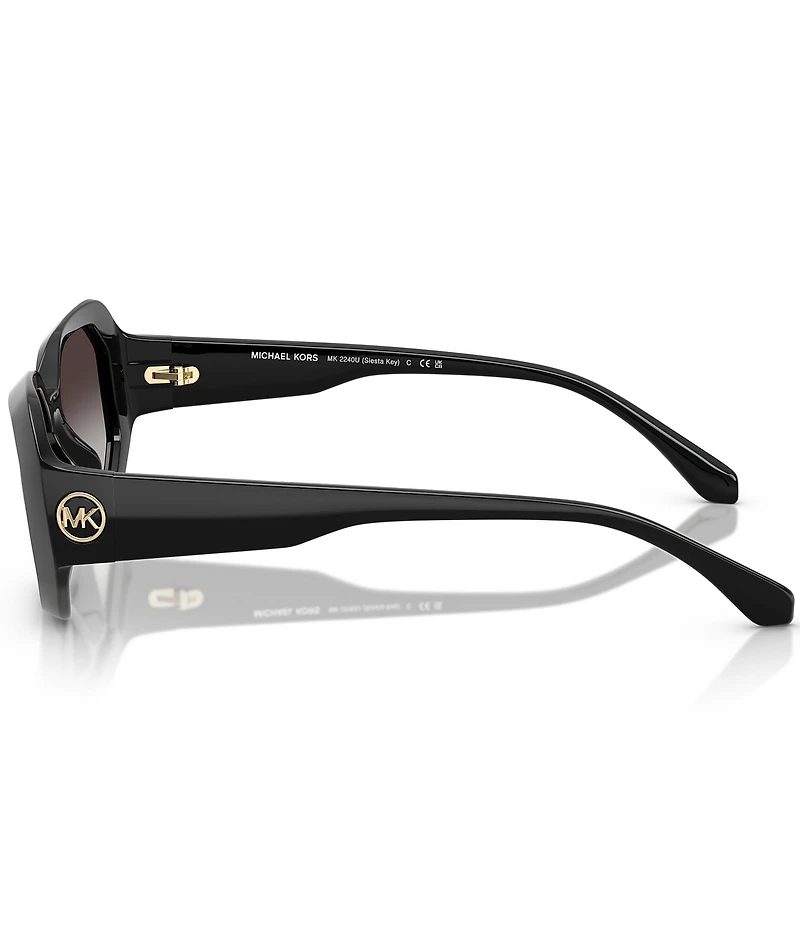 Michael Kors Women's MK2240U Siesta Key 54mm Square Sunglasses