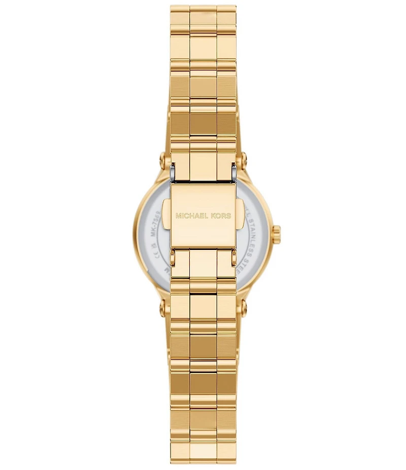 Michael Kors Women's Petite Billie Quartz Three Hand Stainless Steel Bracelet Watch