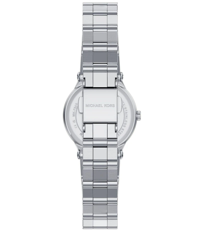 Michael Kors Women's Petite Billie Quartz Three Hand Stainless Steel Bracelet Watch