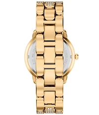 Michael Kors Women's Phoebe Quartz Three Hand Gold Tone Stainless Steel Bracelet Watch