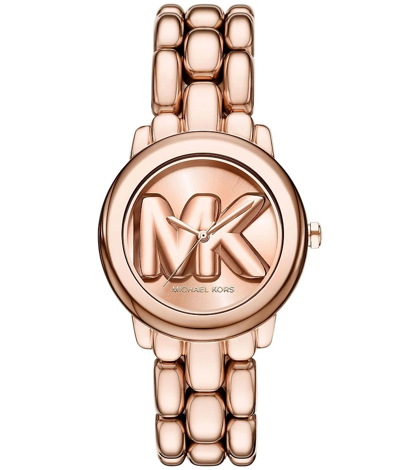 Michael Kors Women's Phoebe Quartz Three-Hand Stainless Steel Bracelet Watch