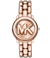 Michael Kors Women's Phoebe Quartz Three-Hand Stainless Steel Bracelet Watch