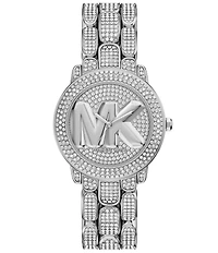 Michael Kors Women's Phoebe Quartz Three Hand Stainless Steel Bracelet Watch
