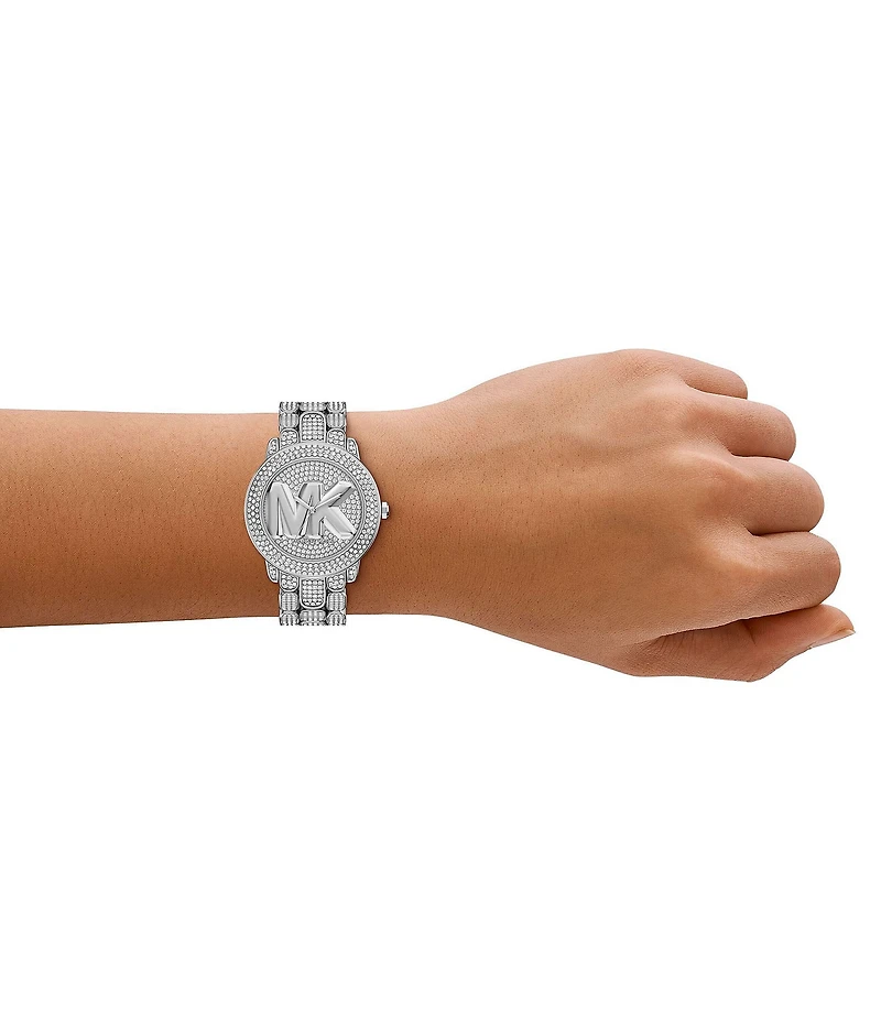 Michael Kors Women's Phoebe Quartz Three Hand Stainless Steel Bracelet Watch