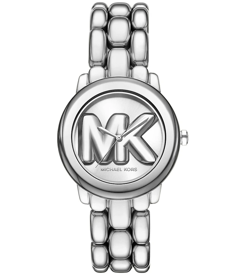 Michael Kors Women's Phoebe Quartz Three-Hand Stainless Steel Bracelet Watch