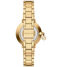 Michael Kors Women's Pyper Quartz Two Hand Gold Tone Stainless Steel Bracelet Watch