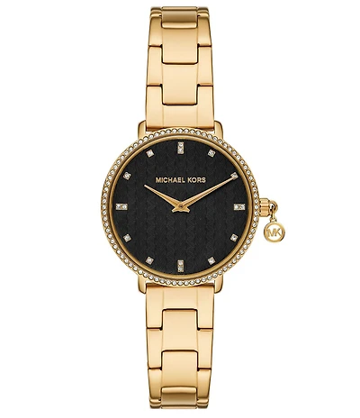 Michael Kors Women's Pyper Quartz Two Hand Stainless Steel Bracelet Watch