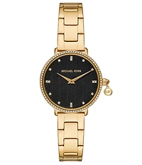 Michael Kors Women's Pyper Quartz Two Hand Stainless Steel Bracelet Watch