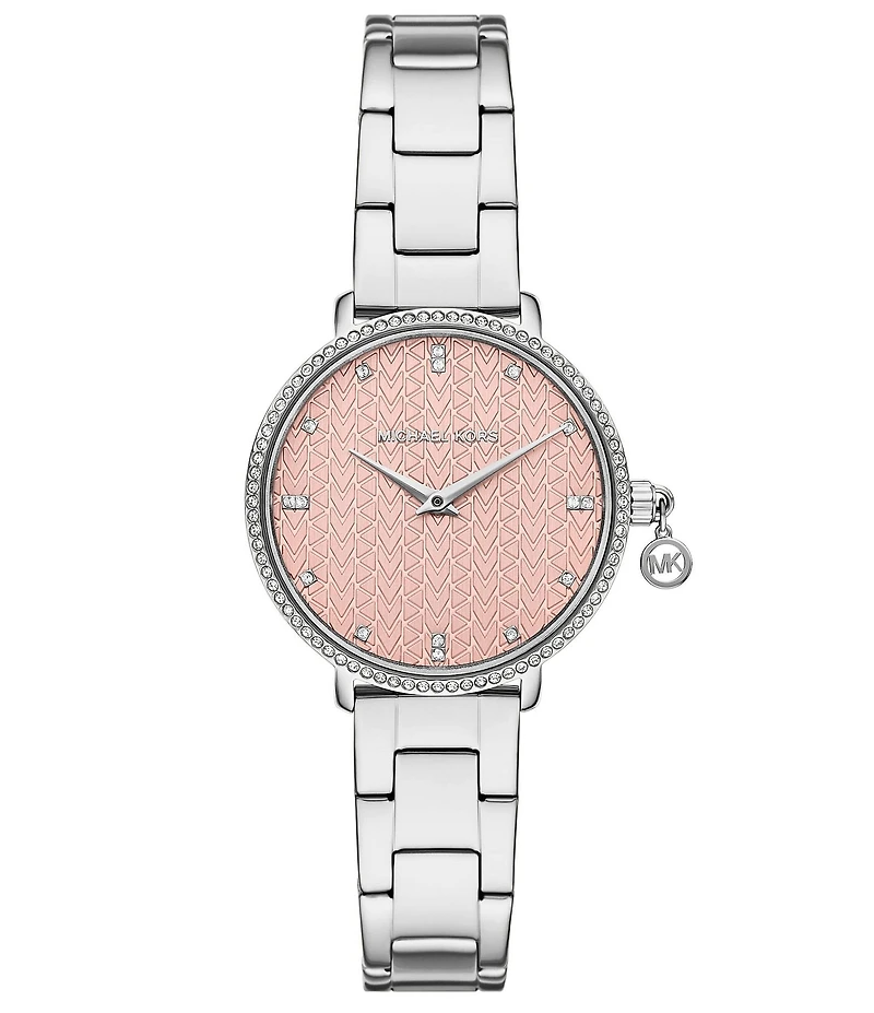 Michael Kors Women's Pyper Quartz Two Hand Stainless Steel Bracelet Watch