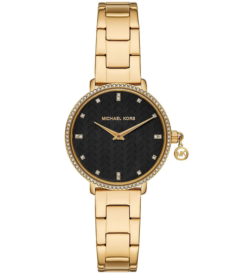 Michael Kors Women's Pyper Quartz Two Hand Stainless Steel Bracelet Watch