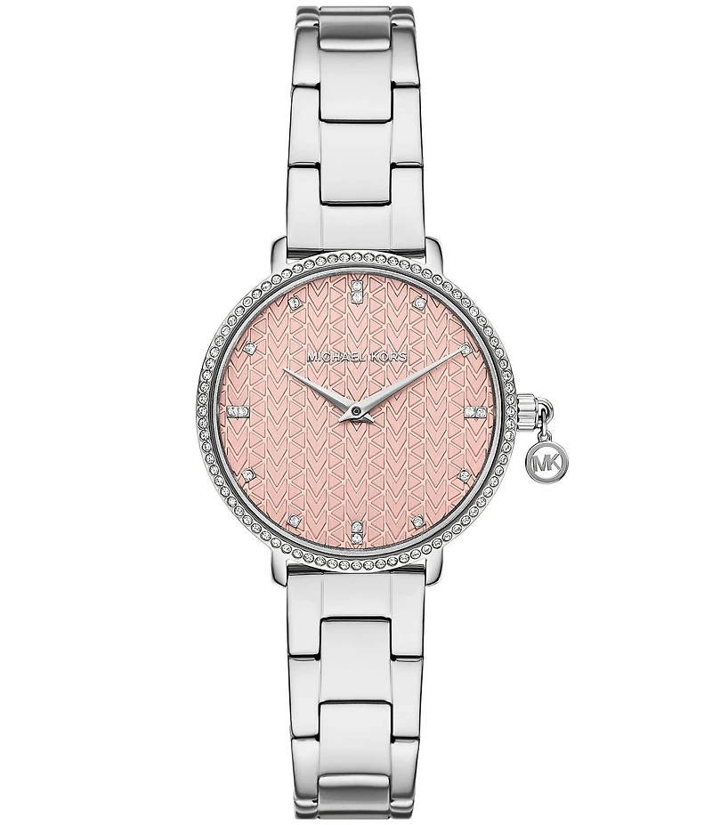Michael Kors Women's Pyper Quartz Two Hand Stainless Steel Bracelet Watch