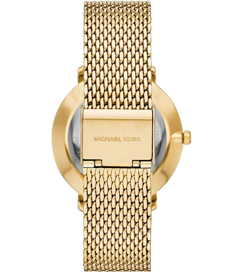 Michael Kors Women's Pyper Three-Hand Stainless Steel Mesh Watch