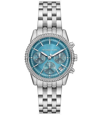 Michael Kors Women's Mini Bryant Quartz Chronograph Stainless Steel Bracelet Watch