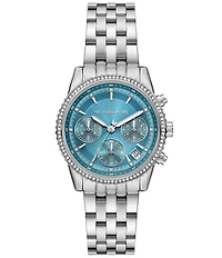 Michael Kors Women's Mini Bryant Quartz Chronograph Stainless Steel Bracelet Watch