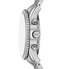 Michael Kors Women's Mini Bryant Quartz Chronograph Stainless Steel Bracelet Watch