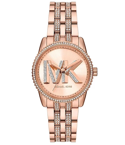 Michael Kors Women's Mini Bryant Three-Hand Stainless Steel Bracelet Watch