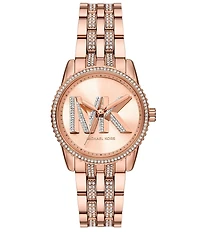 Michael Kors Women's Mini Bryant Three-Hand Stainless Steel Bracelet Watch