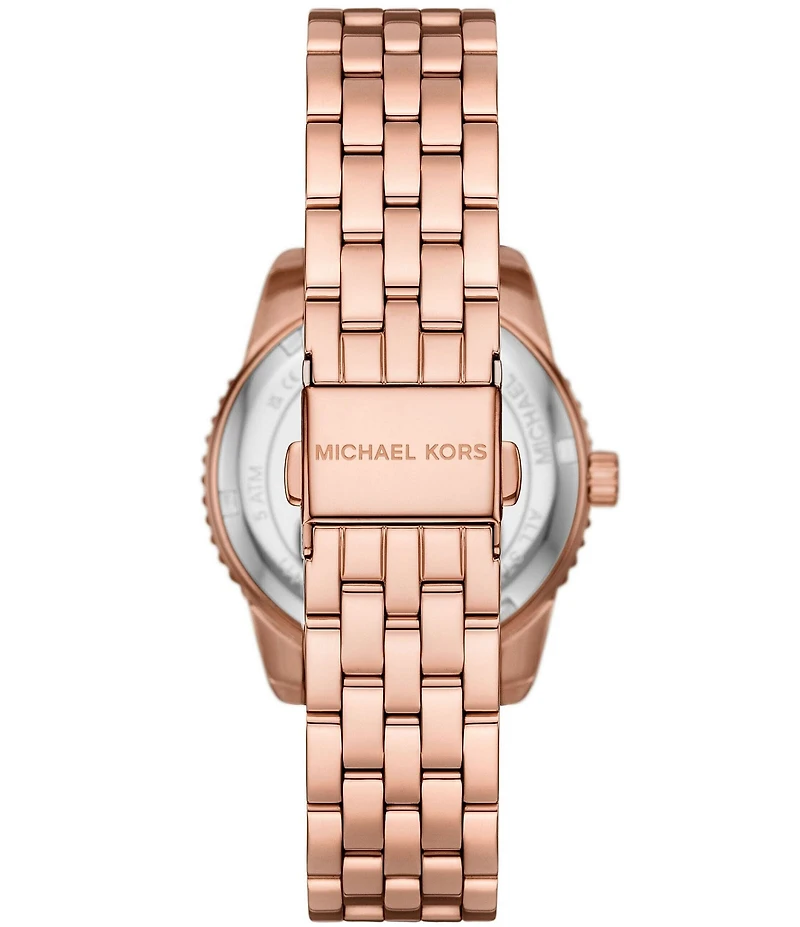 Michael Kors Women's Mini Bryant Three-Hand Stainless Steel Bracelet Watch