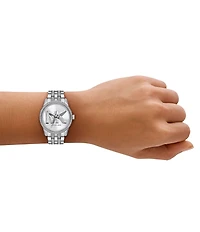 Michael Kors Women's Mini Bryant Three-Hand Stainless Steel Bracelet Watch