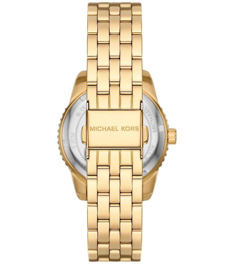 Michael Kors Women's Mini Bryant Three-Hand Stainless Steel Bracelet Watch