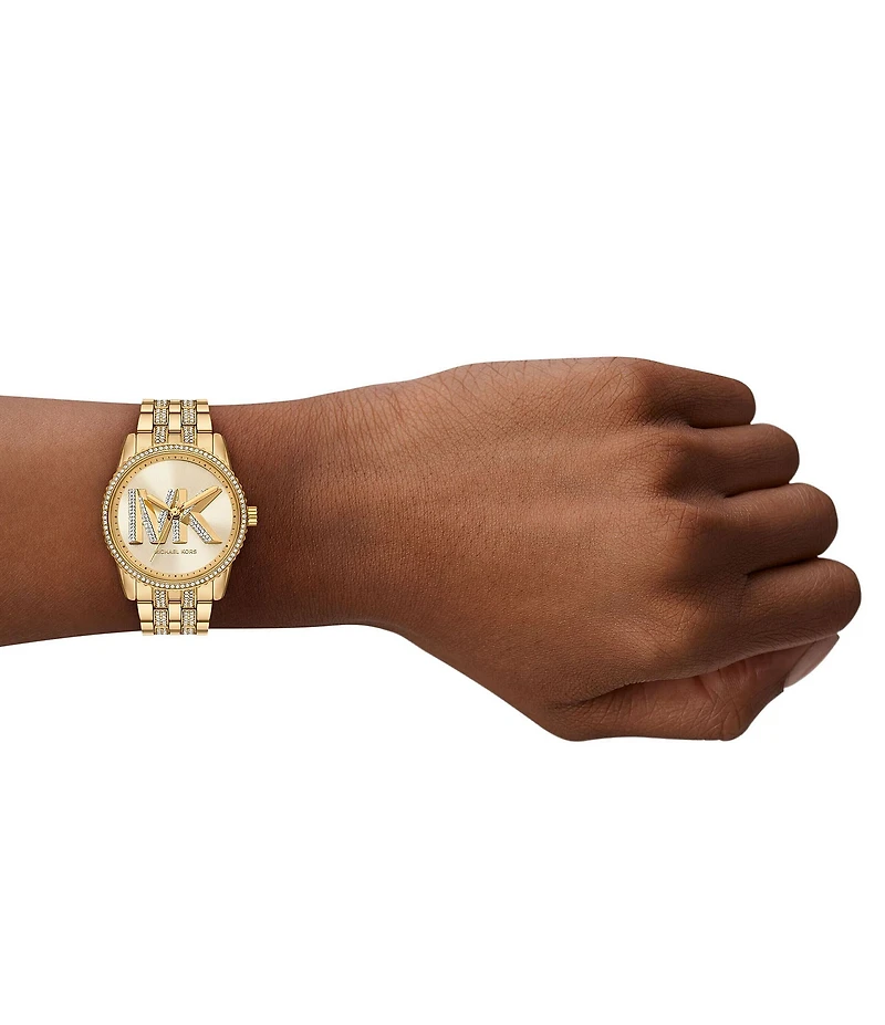 Michael Kors Women's Mini Bryant Three-Hand Stainless Steel Bracelet Watch