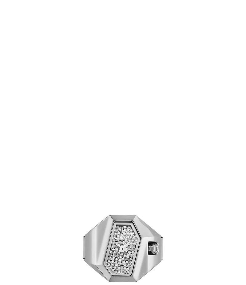 Michael Kors Women's Suri Quartz Two Hand Stainless Steel Watch Ring