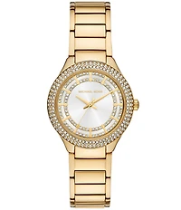 Michael Kors Women's Sylvia Quartz Three Hand Stainless Steel Bracelet Watch