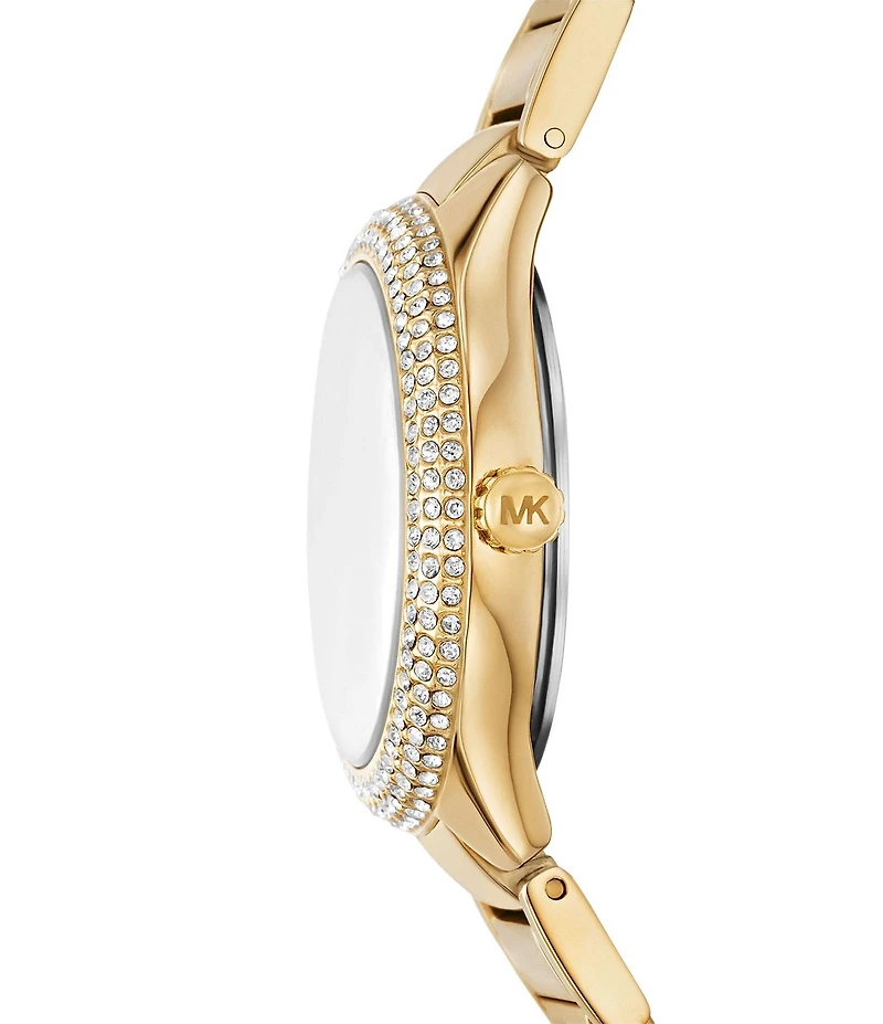 Michael Kors Women's Sylvia Quartz Three Hand Stainless Steel Bracelet Watch