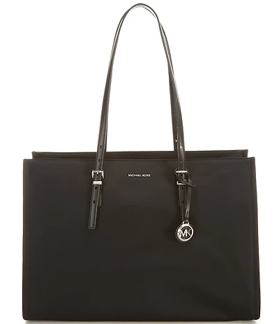 Michael Kors Zadie Large East West Multi Function Nylon Top Zip Tote Bag